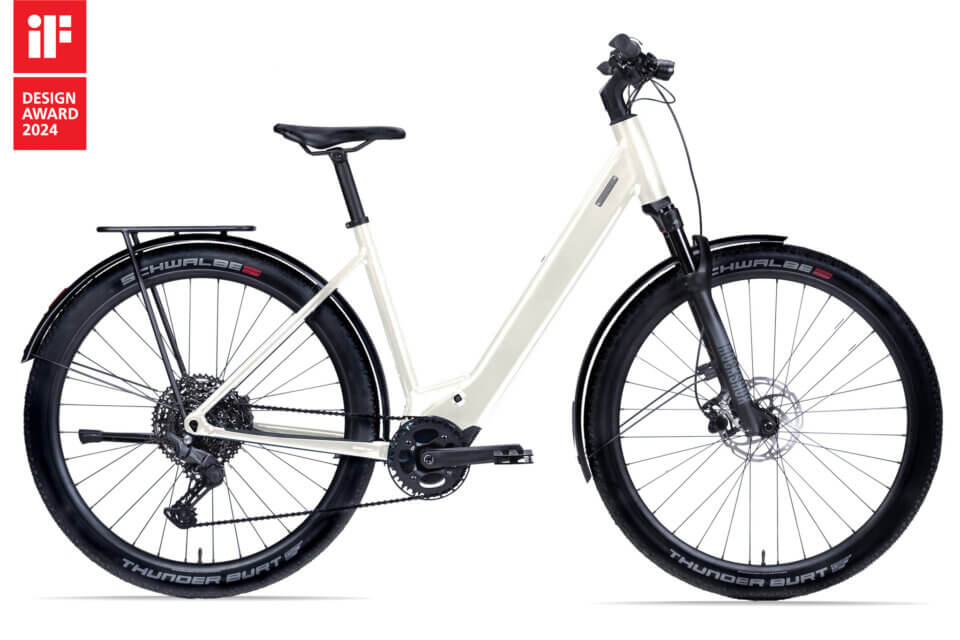 Produktbild leichtes Tiefeinsteiger E-Bike Skye Step von Coboc