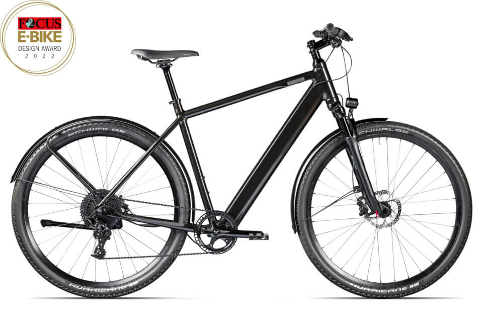 Produktbild des leichten Trekking-E-Bikes Iseo von Coboc mit Focus E-Bike Award 2022