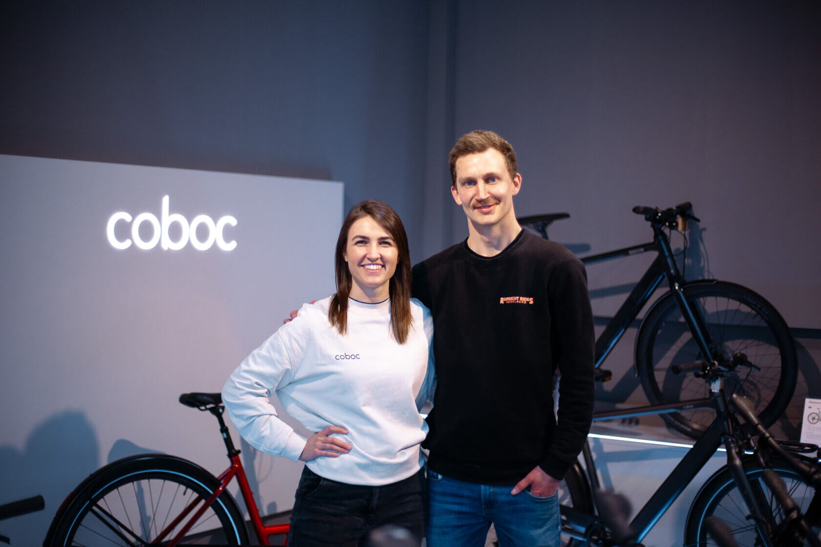 Mann und Frau in Coboc Brand Store Heidelberg